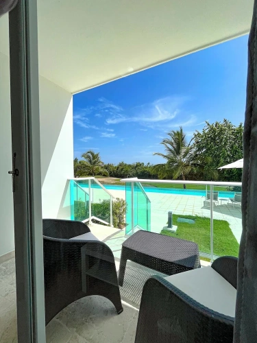 1 Bedroom Comfort Apartment with balcony and with pool view