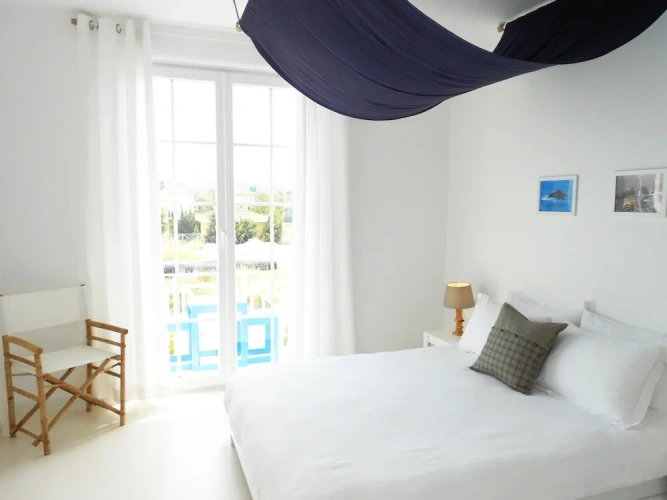 Comfort room with balcony and with view