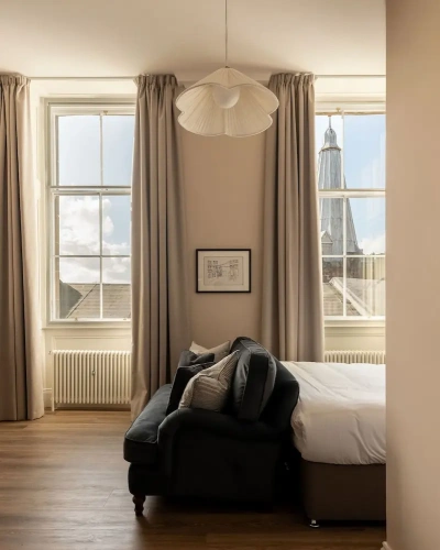 Studio with city view