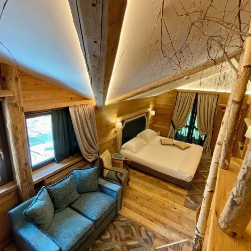 Standard Quadruple room with mountain view