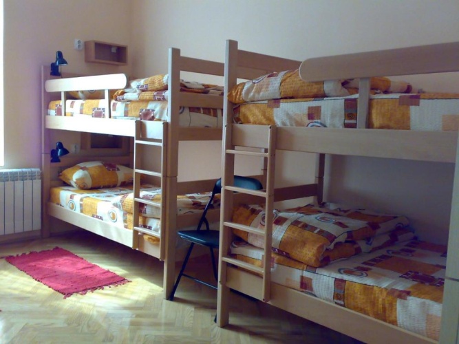 Bed in Dorm with view