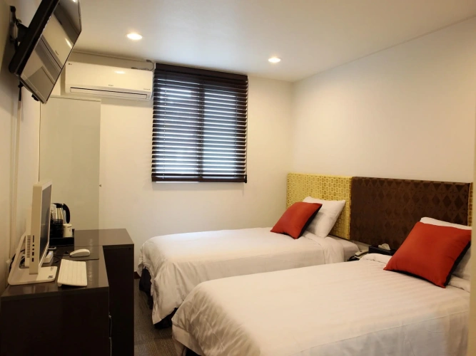 (Window Not Guaranteed) Twin room