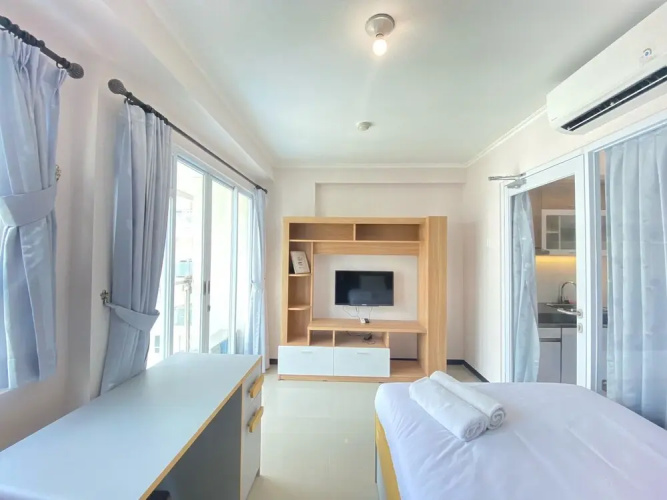 Cozy 1Br Hook Apartment With Pool View At Gateway Pasteur
