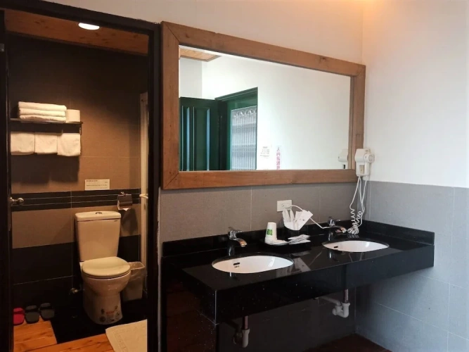 Deluxe Double room with balcony and with land view