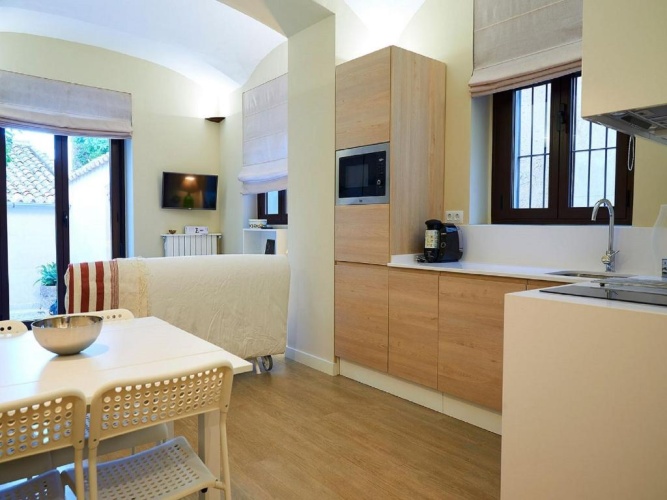 Apartment with garden view
