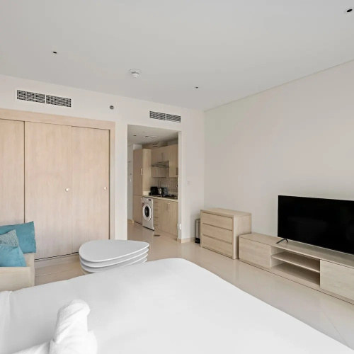 Studio Palm Jumeirah With Rooftop Pool and View