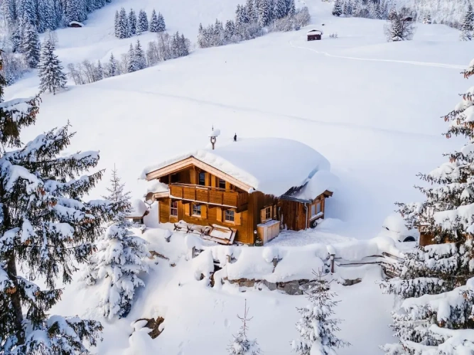 Cottage with balcony