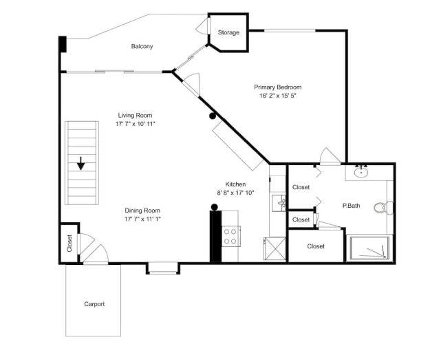 2 Bedrooms Standard room with balcony