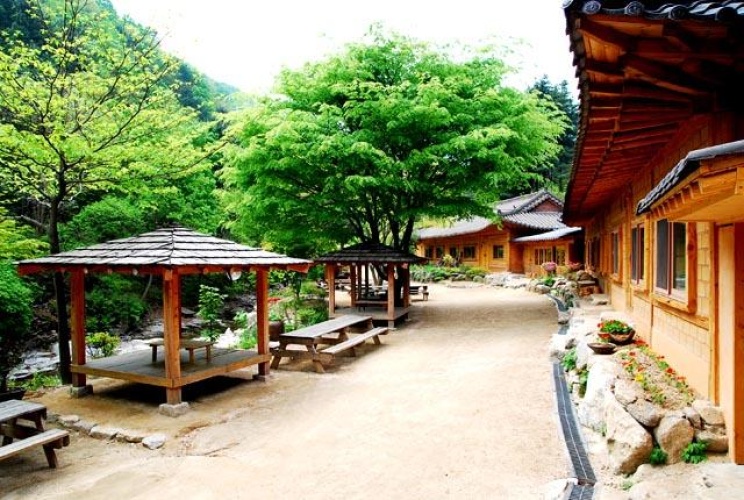 Outside
