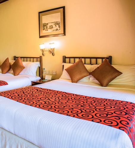 Deluxe room with balcony and with view