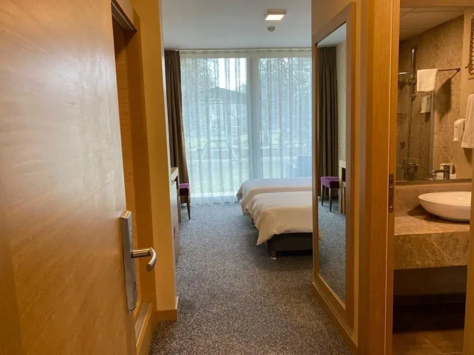 Standard Twin room with garden view