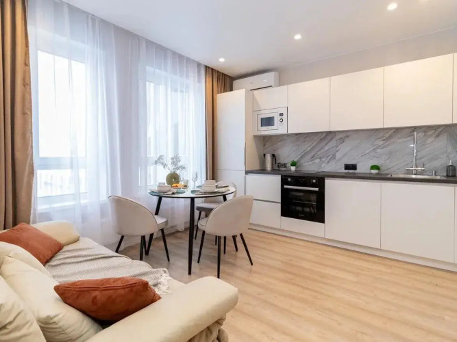 Фотография номера квартиры Апартаменты на улице Пожарных и Спасателей 3 корпус 1