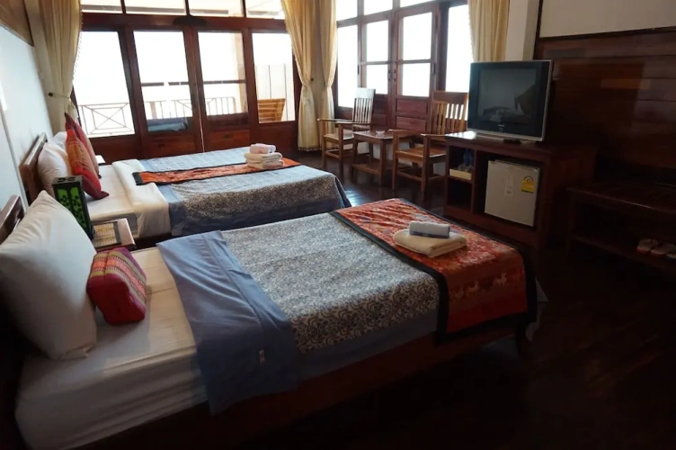 Deluxe Twin room with balcony and with river view