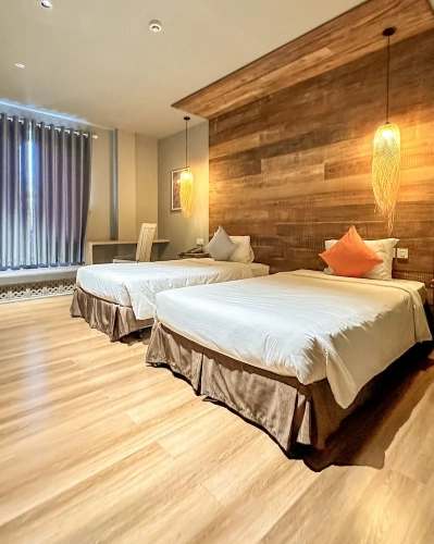 Deluxe Twin room with balcony and with garden view
