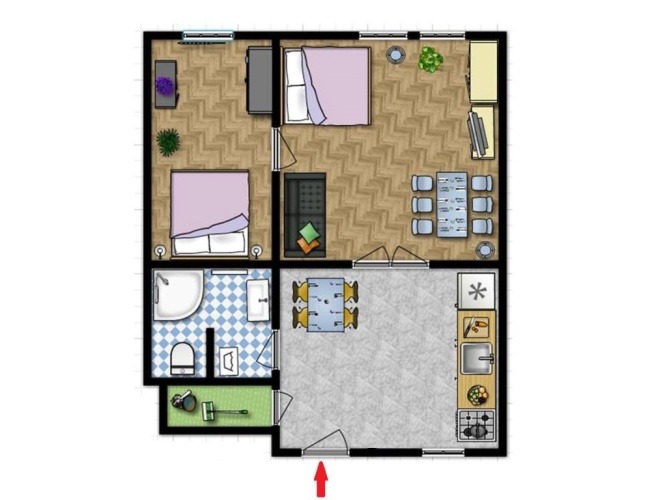 1 Bedroom Apartment with view