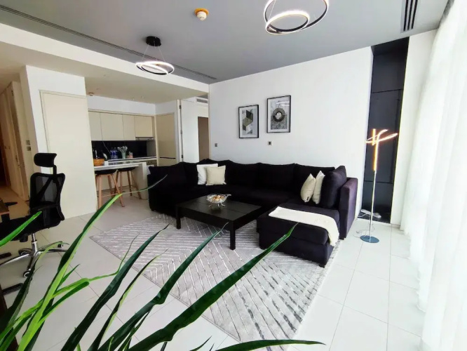 SuperHost- Bright&Stylish 1BR-Index Tower-Burj View