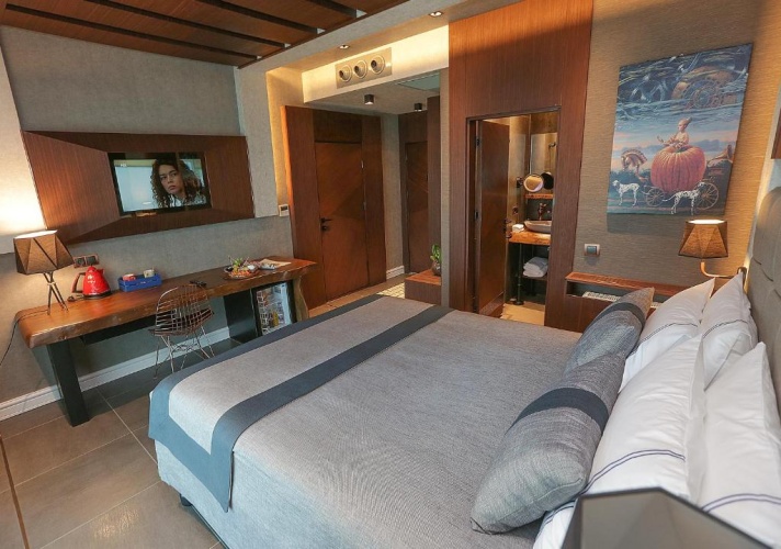 Deluxe Double room with balcony and with sea view