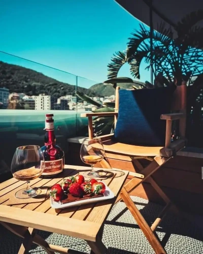 Superior Double room with balcony and with mountain view