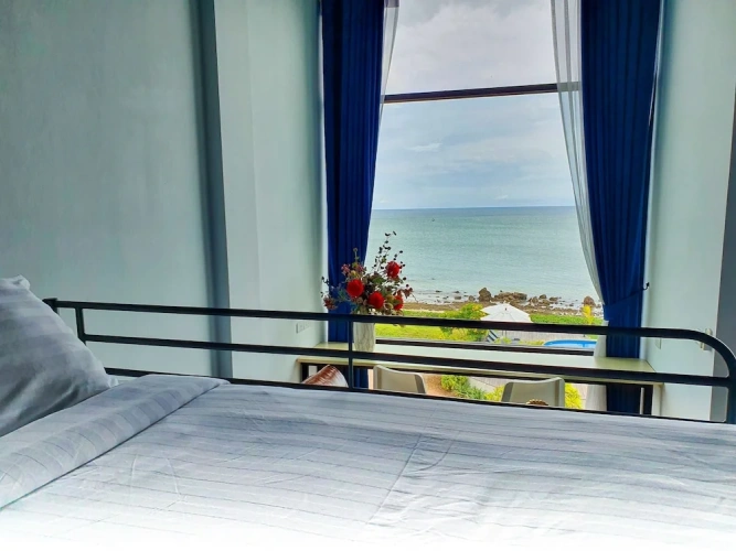 Standard Family Duplex room with balcony and with sea view
