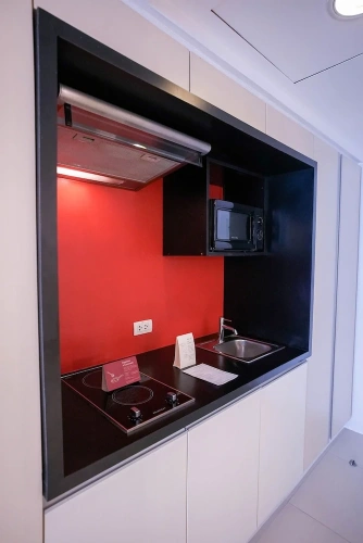 Studio with balcony