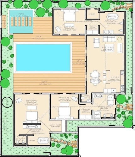 3 Bedrooms Grand Sextuple Villa