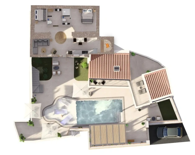 1 Bedroom Grand Suite with sea view
