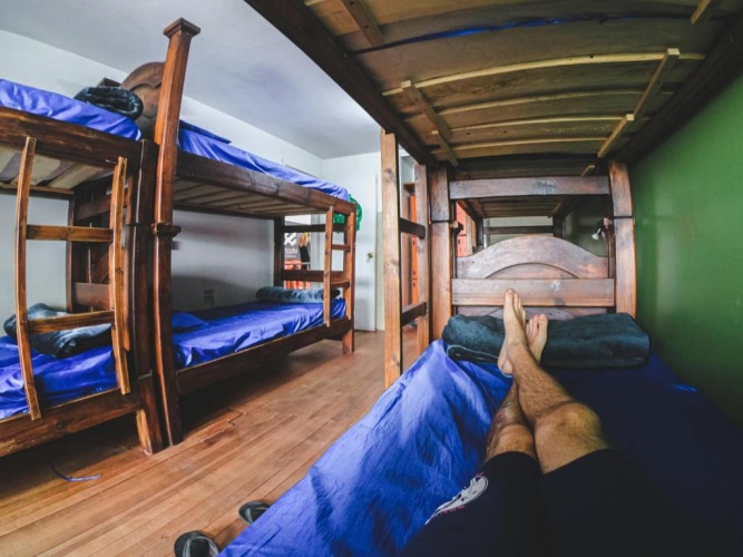 Bed in Dorm with view