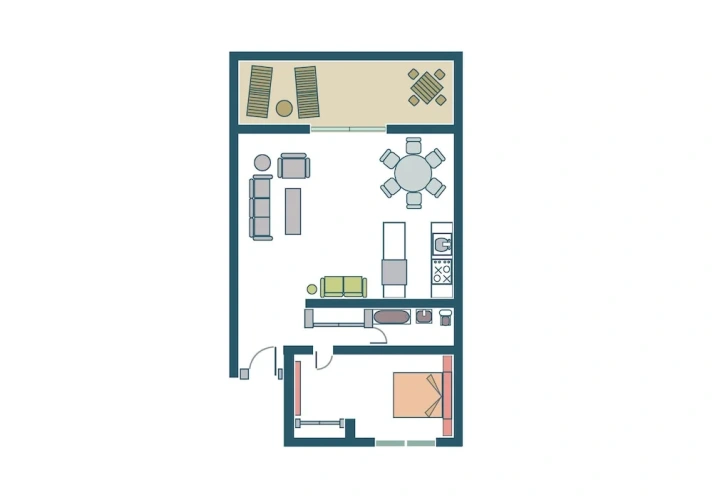 1 Bedroom Standard room