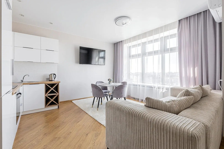 Apartments on Pobediteley Avenue 115