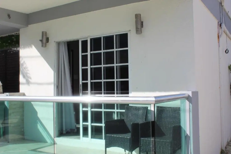 Deluxe Double room with balcony and with land view