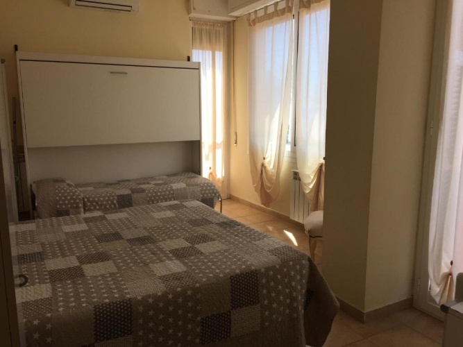 Standard Triple room with balcony and with sea view