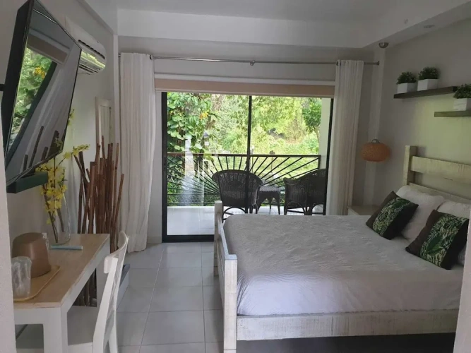 Deluxe room with balcony and with river view