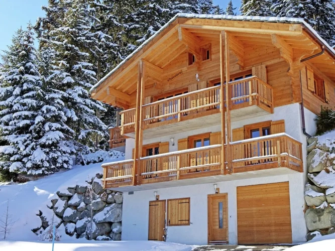 Cottage with balcony