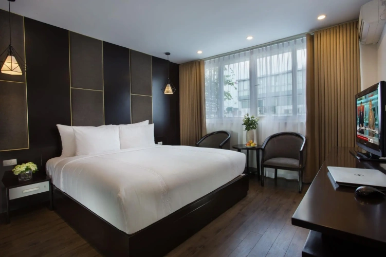 Deluxe Double room with balcony and with view