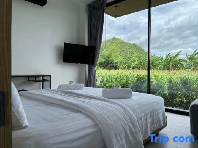 Villa with pool view
