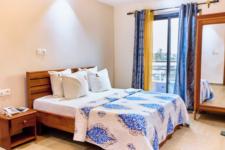 Deluxe Double room with balcony and with city view