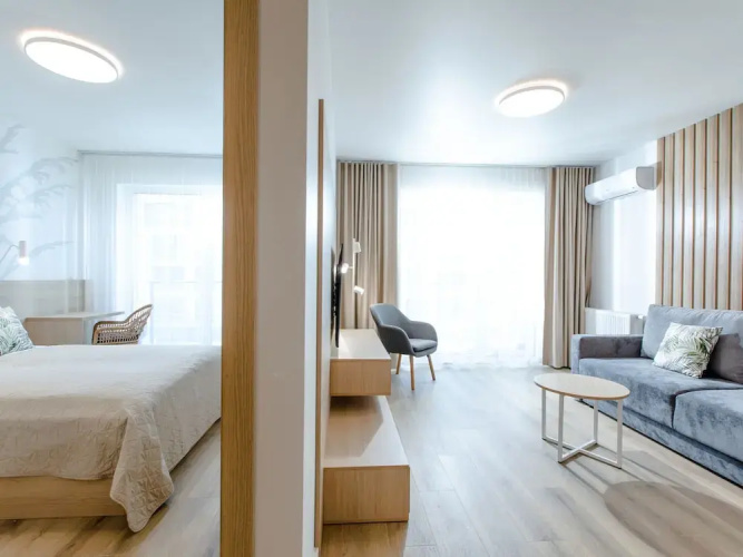 Apartment With River View, Sauna, and Indoor Pool