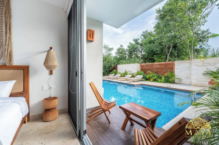 NHOA 101B 1BR Lux Pool access Aldea Zama