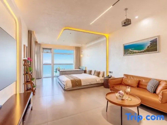 Deluxe Double room with balcony and with sea view
