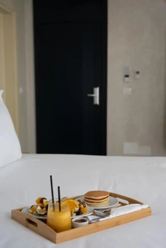 Deluxe Double room with balcony and with partial sea view