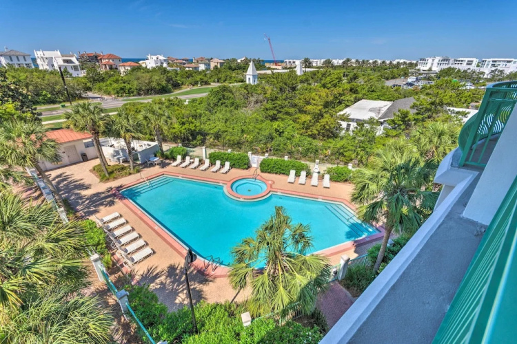Ocean View Condo Btwn Rosemary & Alys Beach!