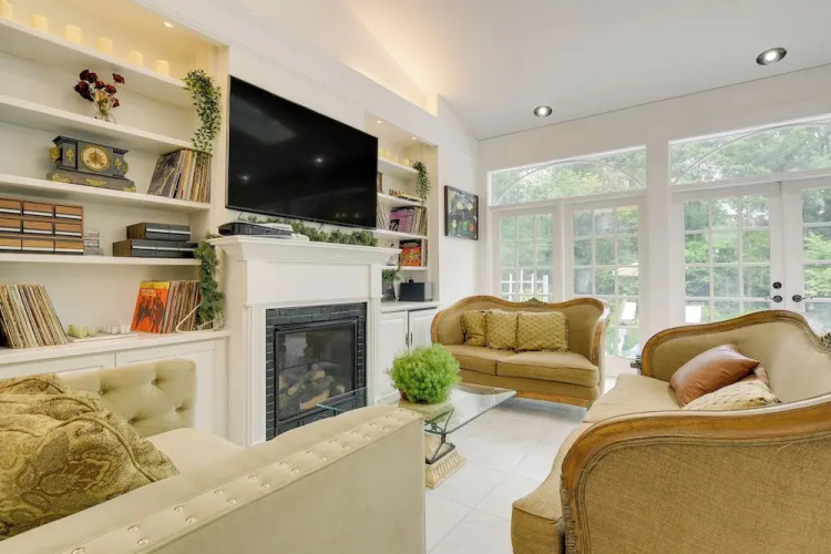Spacious Durham Home w/ Fire Pit & Hot Tub!