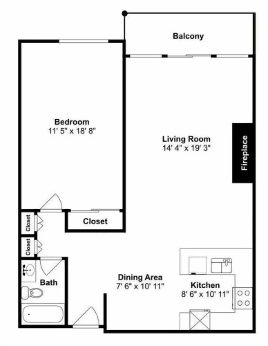 1 Bedroom Standard room