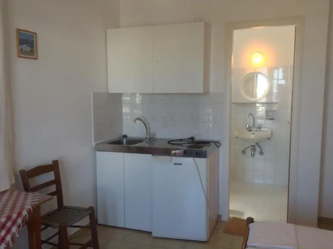 Studio with balcony and with garden view