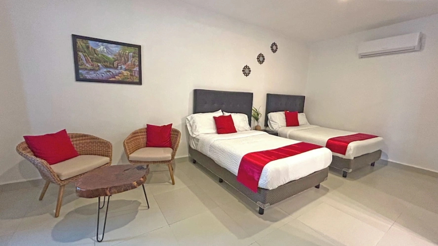 Standard Double room with courtyard view