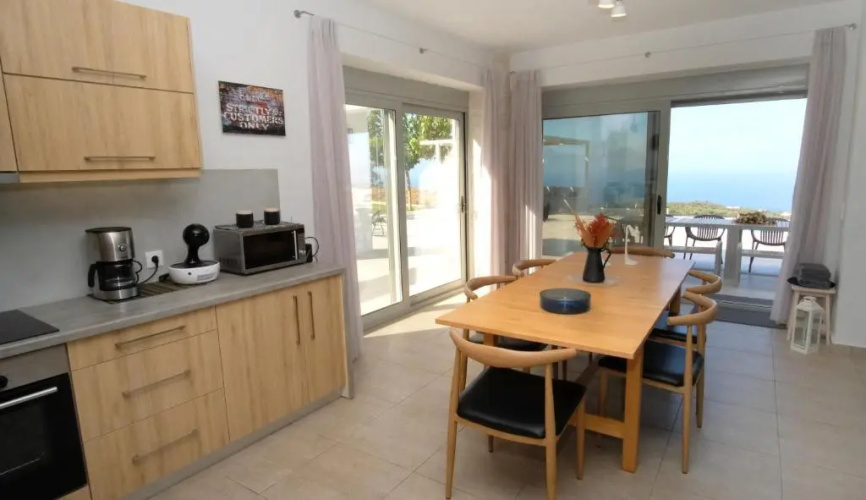 Eva Villas West with infinity pool & and panoramic sea view