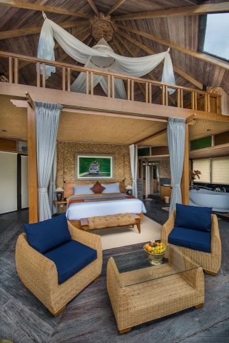 1 Bedroom Luxury Double Villa with land view
