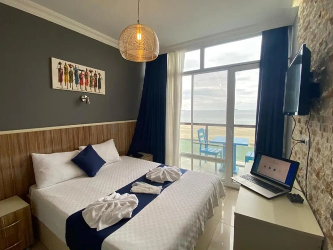 Deluxe Double room with balcony and with sea view