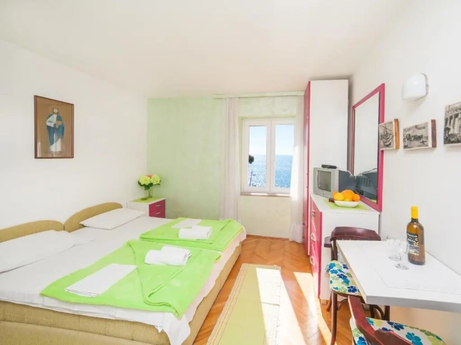 Studio with balcony