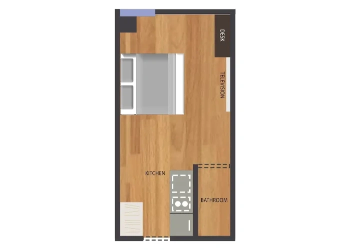 1 Bedroom Studio